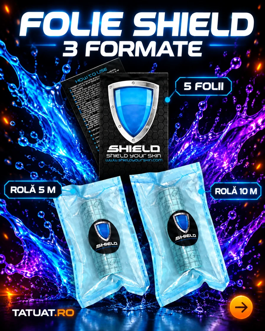 Folie Shield — plic 5 folii și role 5 m / 10 m