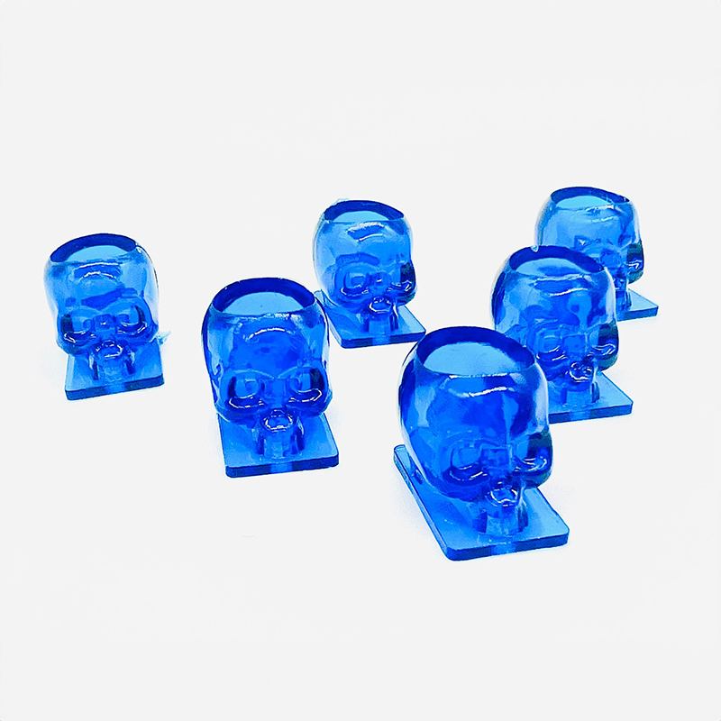 Set 50 Capacele Schelet Plastic 12mm Albastru Inchis Set 50 Capacele Schelet Plastic 12mm Albastru Inchis