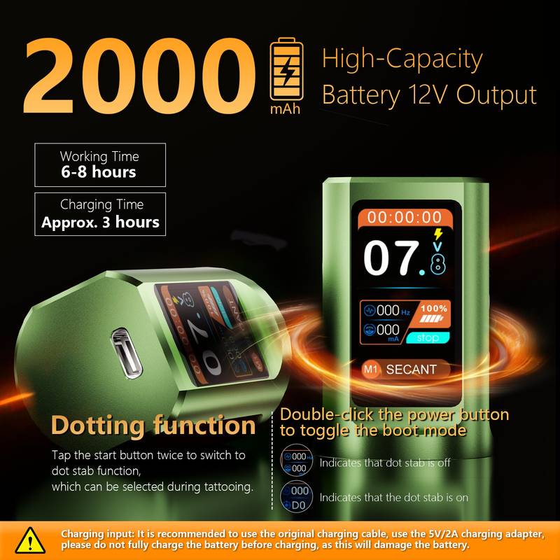 Masina de tatuat wireless Bronc V series neagra Masina de tatuat wireless Bronc V series neagra 1