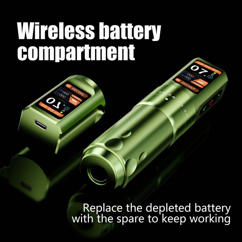 Masina de tatuat wireless Bronc V series neagra Masina de tatuat wireless Bronc V series neagra 2