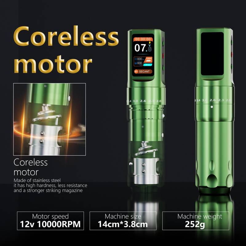 Masina de tatuat wireless Bronc V series neagra Masina de tatuat wireless Bronc V series neagra 3