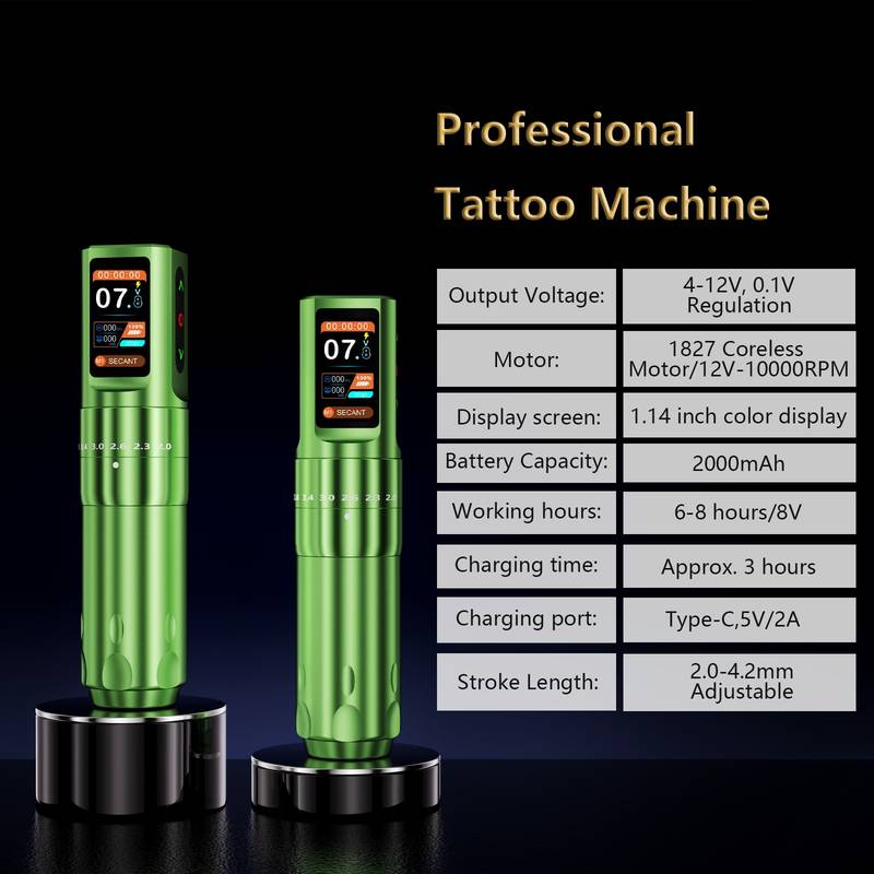 Masina de tatuat wireless Bronc V series neagra Masina de tatuat wireless Bronc V series neagra 7