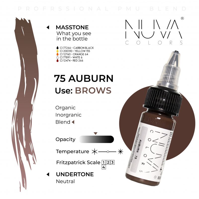 Nuva Color 75 Auburn 15ml Nuva Color 75 Auburn 15ml 1