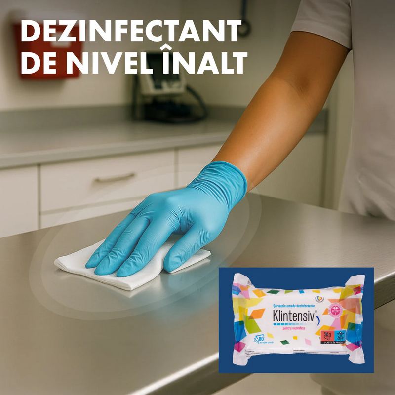 Klintensiv servetele dezinfectante pentru suprafete 80buc-BAX 18 buc Klintensiv servetele dezinfectante pentru suprafete 80buc-BAX 18 buc 2