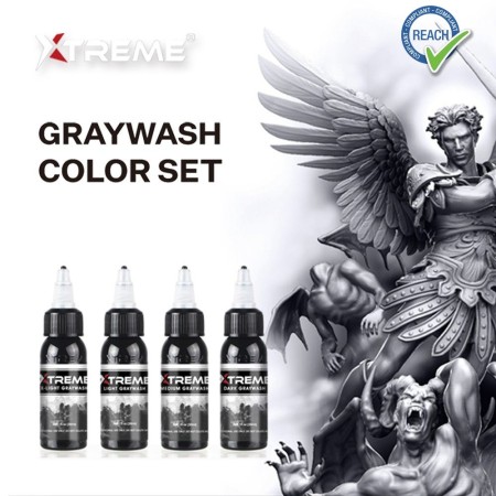 Xtreme Ink Graywash Set 4x30ml Xtreme Ink Graywash Set 4x30ml