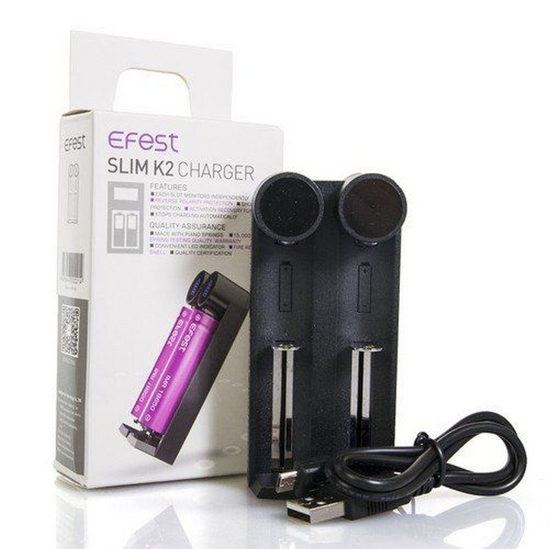 Incarcator baterii Efest Slim 2 sloturi Incarcator baterii Efest Slim 2 sloturi 1