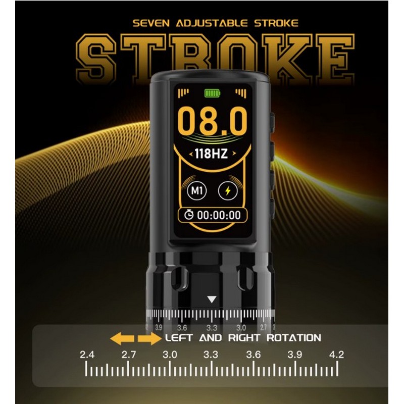 Masina de tatuat Wireless stroke reglabil Masina de tatuat Wireless stroke reglabil 2