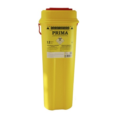 Recipient plastic 12 litri pentru deseuri intepatoare / taioase Recipient plastic 12 litri pentru deseuri intepatoare / taioase