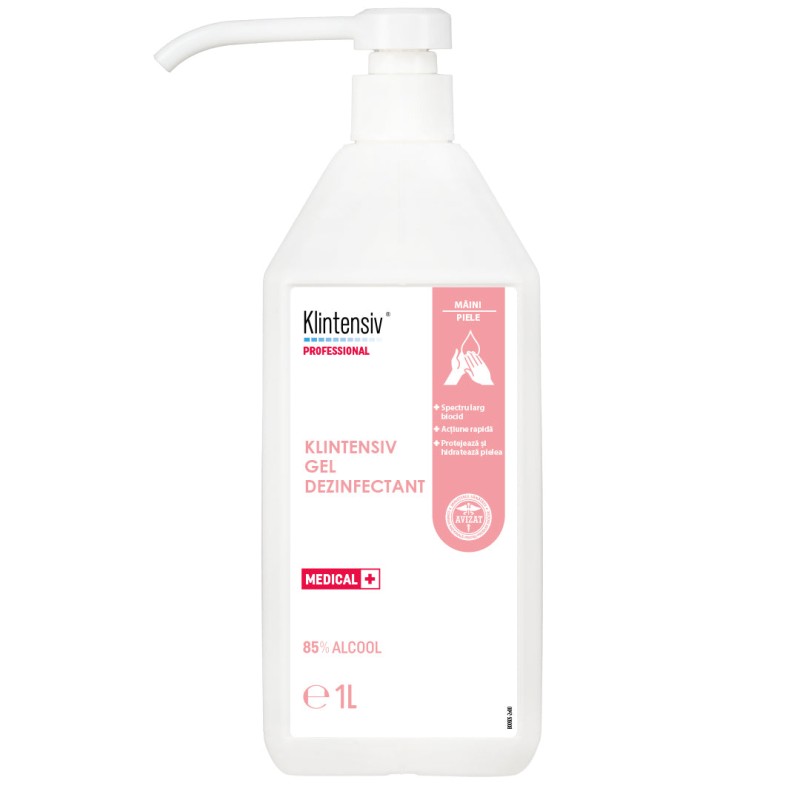 Klintensiv - Gel dezinfectant pentru maini 500ml Klintensiv - Gel dezinfectant pentru maini 500ml 1