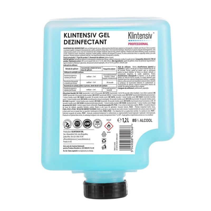 Klintensiv - Gel dezinfectant pentru maini 500ml Klintensiv - Gel dezinfectant pentru maini 500ml 8
