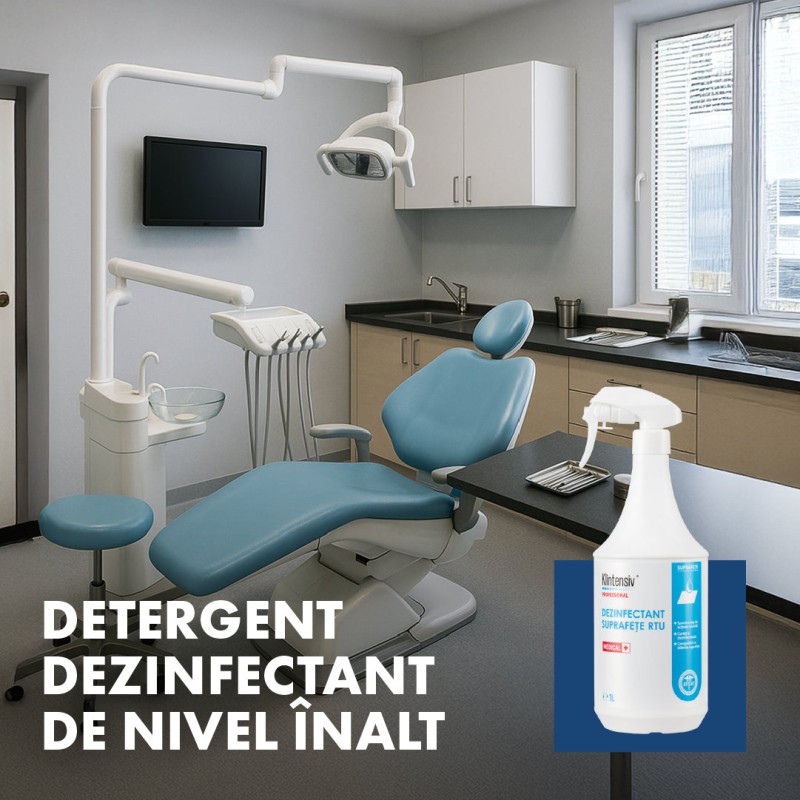 Klintensiv - Dezinfectant pentru suprafețe gata de utilizare 500ml Klintensiv - Dezinfectant pentru suprafețe gata de utilizare 500ml 2