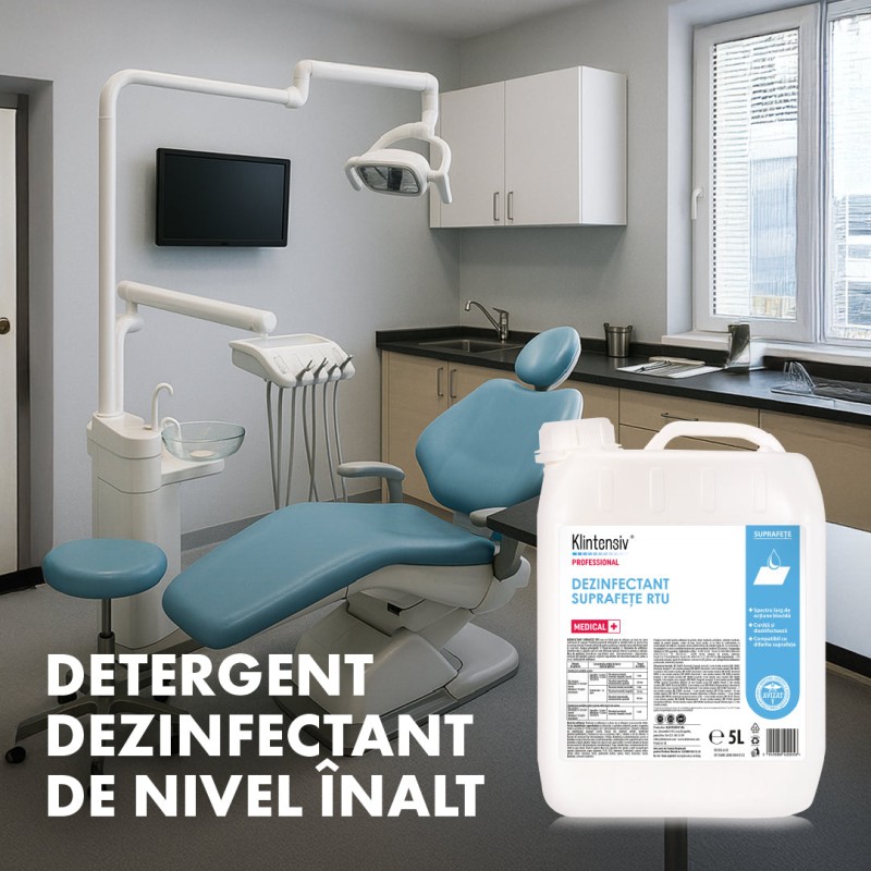 Klintensiv - Dezinfectant pentru suprafețe gata de utilizare 500ml Klintensiv - Dezinfectant pentru suprafețe gata de utilizare 500ml 5