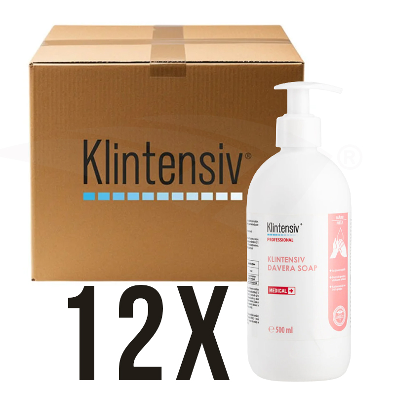 Davera Soap - Sapun dezinfectant pentru spalare igienica 500ml - BAX 12 BUC