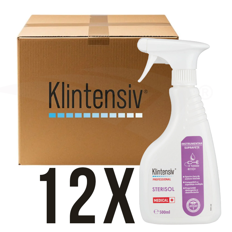 Sterisol  - Dezinfectant de nivel inalt gata de utilizare  500ml - BAX 12 BUC