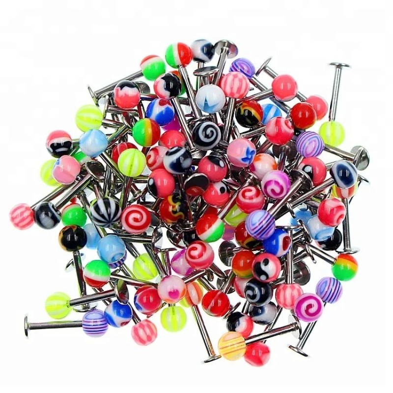 Pierce buza 100081 set 10 bucati amestecate