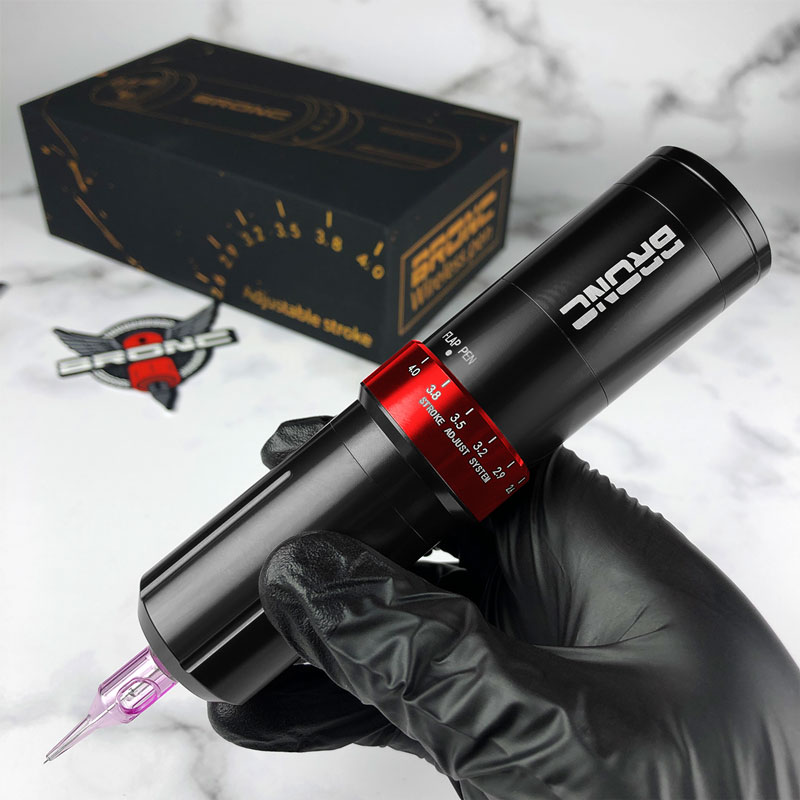 Masina de tatuat Hummingbird Pen Wireless V12 Ajustabil Negru Masina de tatuat Hummingbird Pen Wireless V12 Ajustabil Negru 1