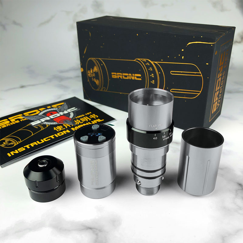 Masina de tatuat Hummingbird Pen Wireless V12 Ajustabil Gri Masina de tatuat Hummingbird Pen Wireless V12 Ajustabil Gri 3