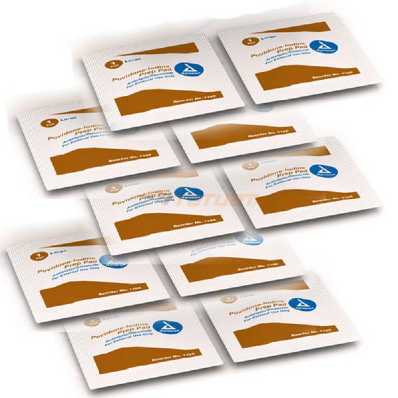 Povidone Iodine Prep Pads - Antiseptic 10pcs OFFER