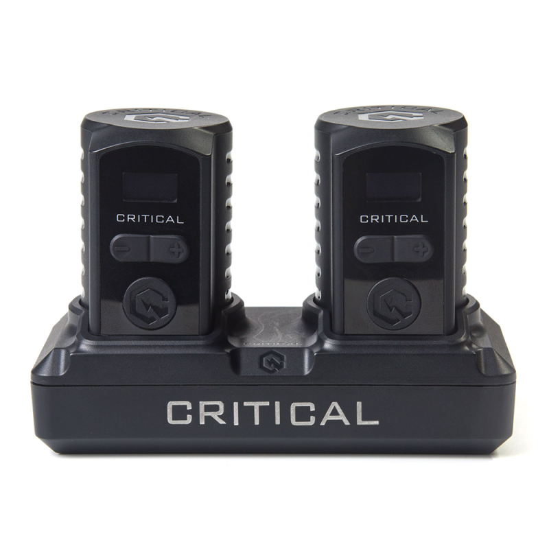 Statie incarcare (dock) pt 2 baterii externe Critical+ adaptor EU 