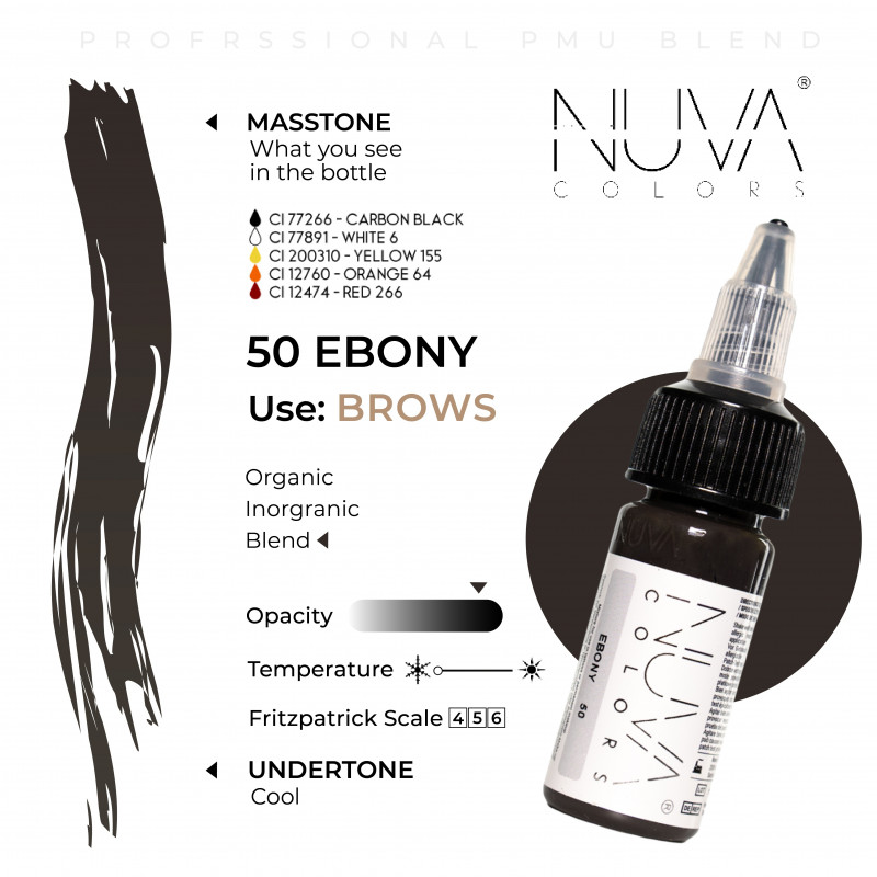 Nuva Color 50 Ebony 15ml Nuva Color 50 Ebony 15ml 1