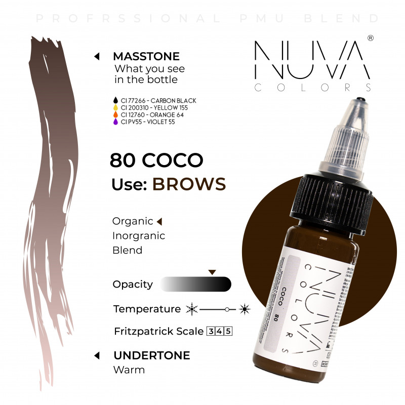 Nuva Color 80 Coco 15ml Nuva Color 80 Coco 15ml 1
