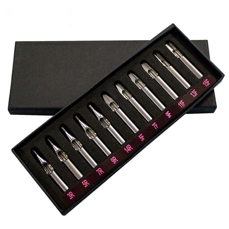 Set 11 varfuri inox de tatuat