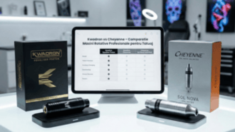 Kwadron vs Cheyenne – Comparatie Masini Rotative Profesionale pentru Tatuaj