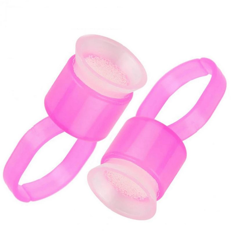 Capacel inel cu burete Roz