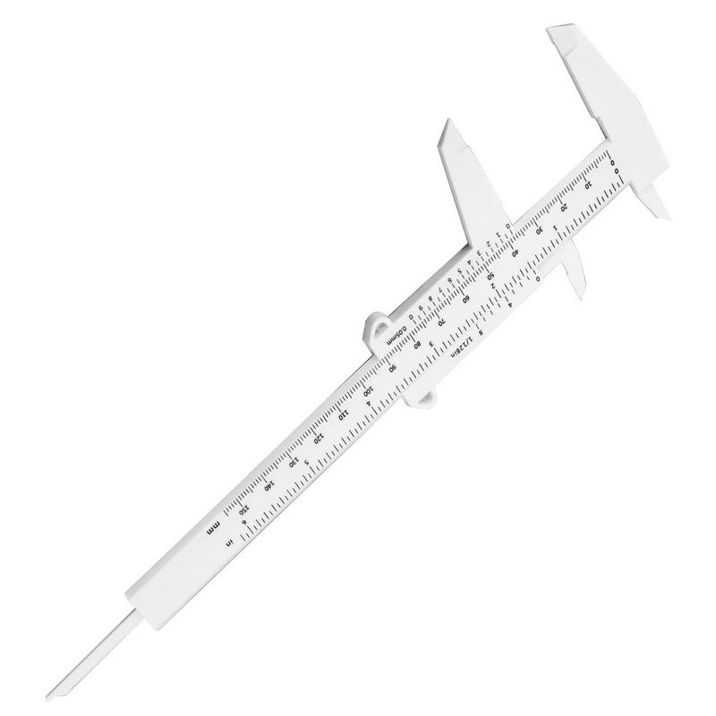 Eyebrows measuring caliper White Eyebrows measuring caliper White 1