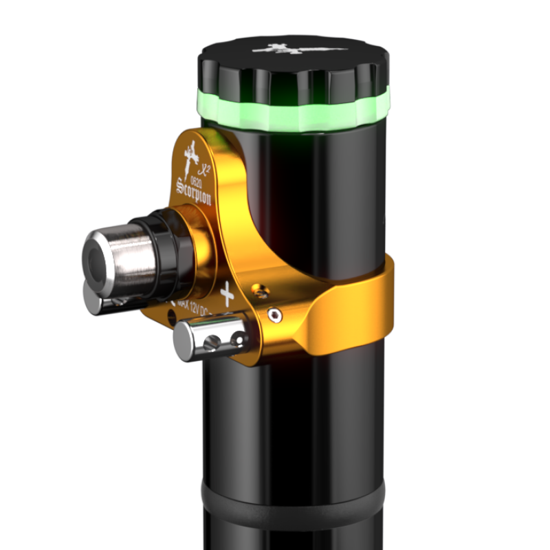 Masina de tatuat Inkmachines Scorpion X2 pt ace cartus BLAZING GOLD Masina de tatuat Inkmachines Scorpion X2 pt ace cartus BLAZING GOLD 1