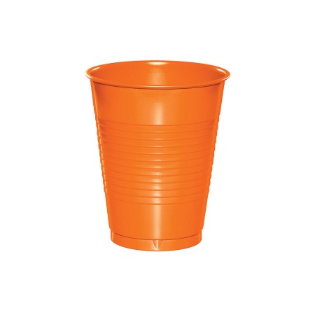 Set 100 pahare unica folosinta Portocalii Set 100 pahare unica folosinta Portocalii