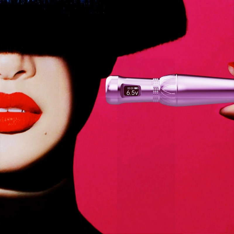 Masina de tatuat Hummingbird Miceya Nymph Pen Wireless PMU Purple Masina de tatuat Hummingbird Miceya Nymph Pen Wireless PMU Purple 2