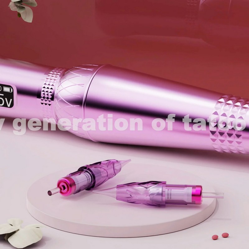 Masina de tatuat Hummingbird Miceya Nymph Pen Wireless PMU Purple Masina de tatuat Hummingbird Miceya Nymph Pen Wireless PMU Purple 4