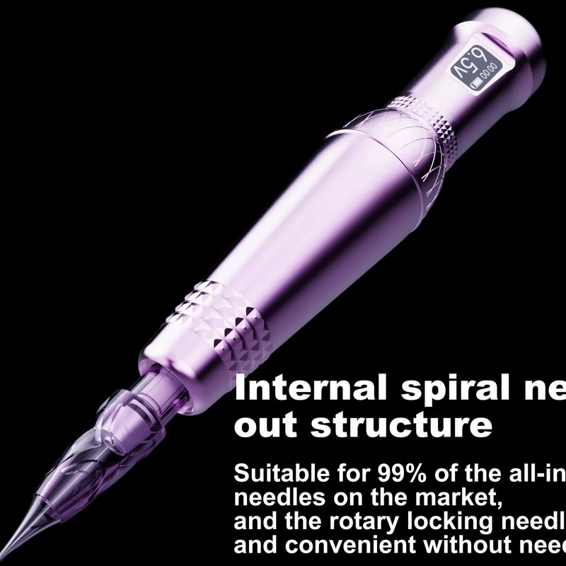 Masina de tatuat Hummingbird Miceya Nymph Pen Wireless PMU Purple Masina de tatuat Hummingbird Miceya Nymph Pen Wireless PMU Purple 8