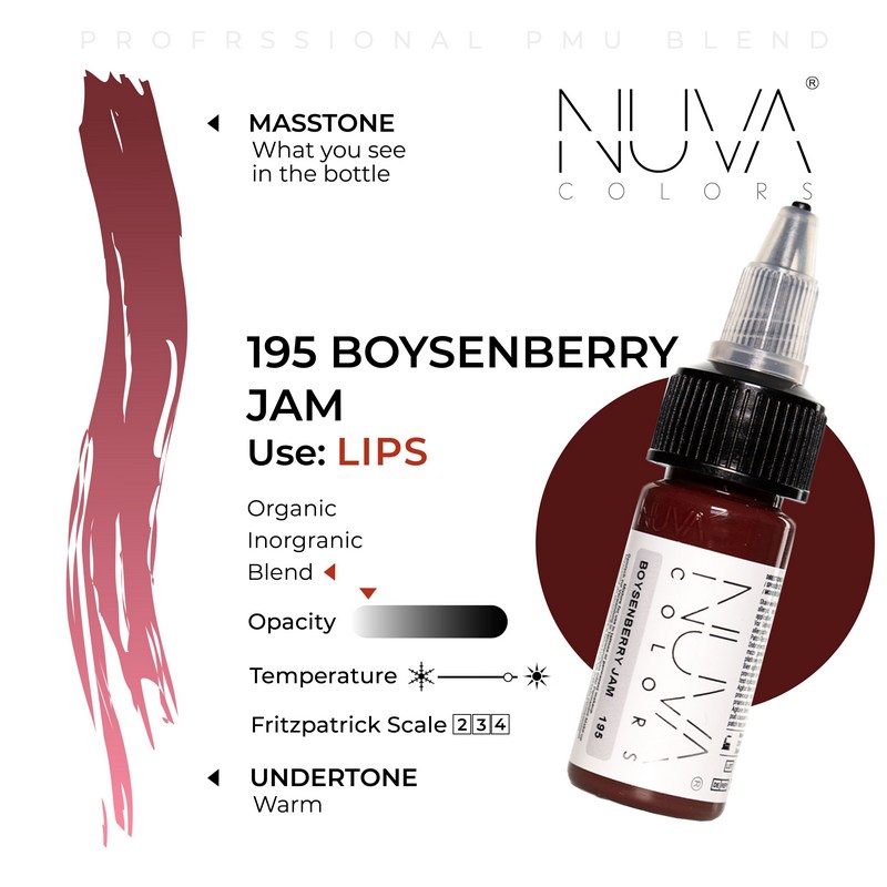 NUVA COLOR 195 BOYSENBERRY JAM 15ML NUVA COLOR 195 BOYSENBERRY JAM 15ML 1