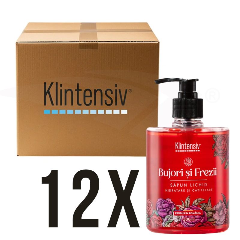 Sapun lichid - Bujori si Frezii  500ml - BAX 12 BUC