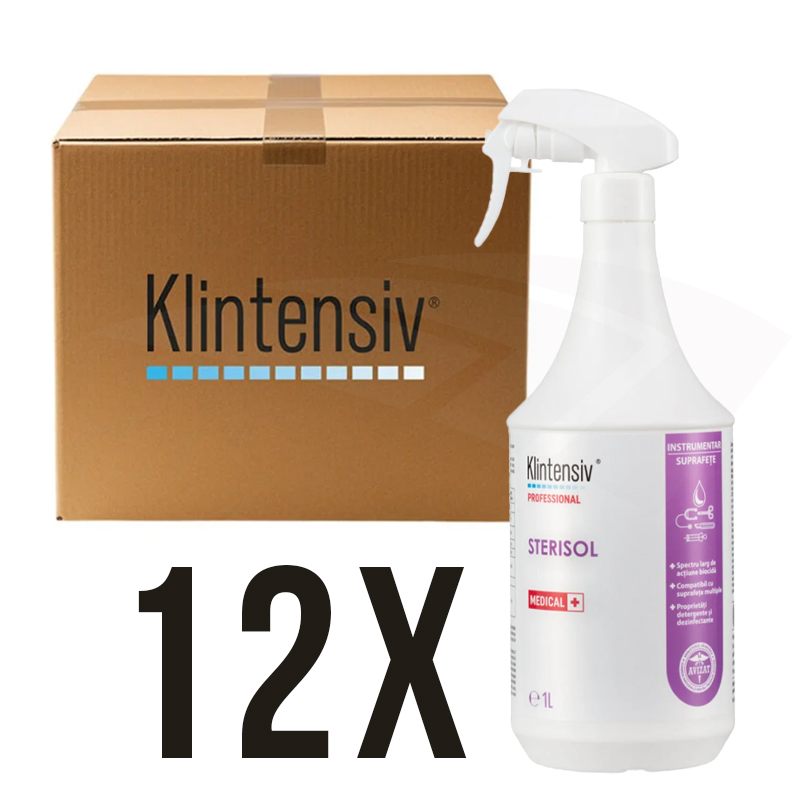 Sterisol  - Dezinfectant de nivel inalt gata de utilizare 1000ml - BAX 12 BUC